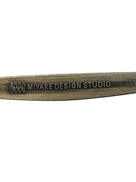 RARE Genuine Vintage MIYAKE Design Studio Round Sunglasses Bronze Dark Lenses main image 12